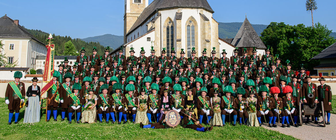 Mitglieder, Schuetzenkompanie, Struckerschuetzen, Altenmarkt